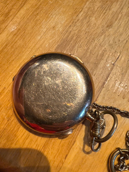 Montre de Poche Ancienne Or Double Capsule | Pièce Rare