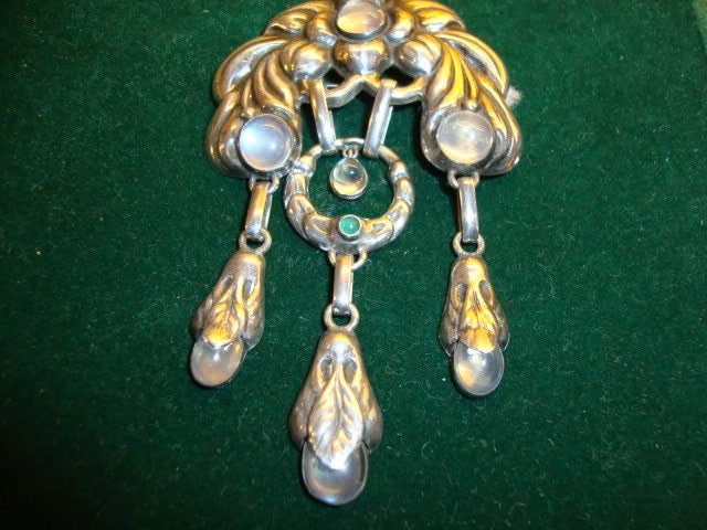 Broche Skønvirke Art Nouveau William Fuglede