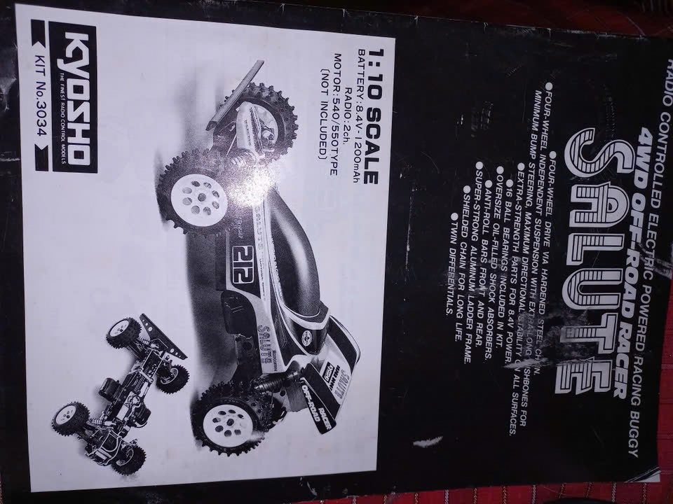 Kyosho Salute Turbo Optima Années 80 - Shelf Queen