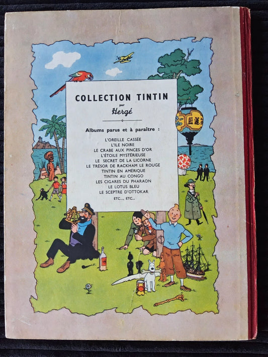 Tintin Au Congo — B1 — Originale Première Édition Couleur