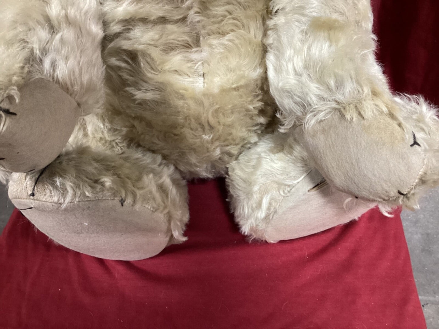 Ours Pooh Antique Années 1930 - 24" Mohair Entièrement Articulé