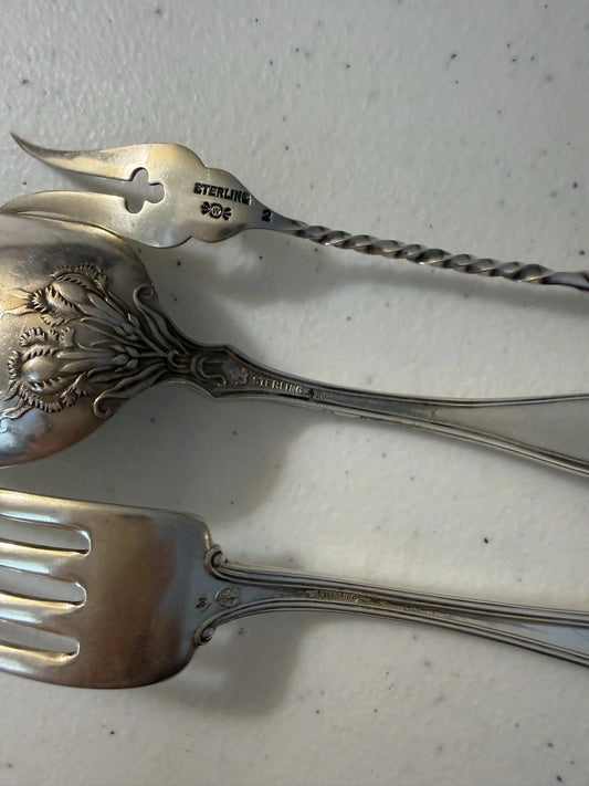 Lot 11 Couverts Argent Massif