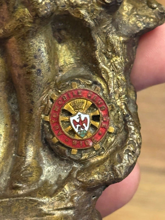Mascotte Automobile Club de Nice — Bronze Patiné