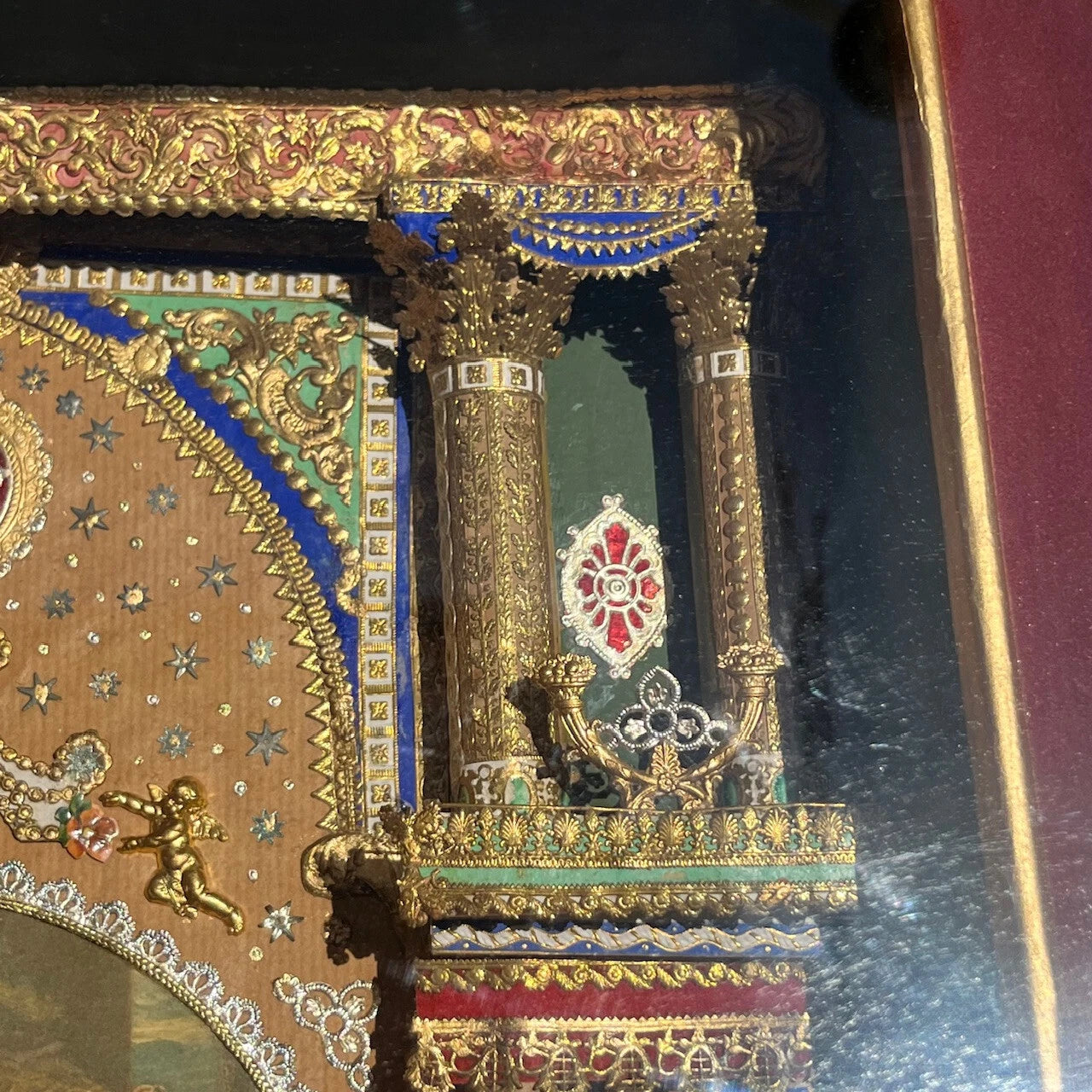 Diorama Reliquaire – Vierge à l'Enfant – Antiquité