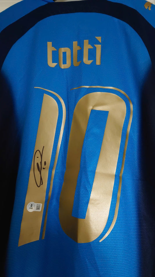 Maillot Totti signé