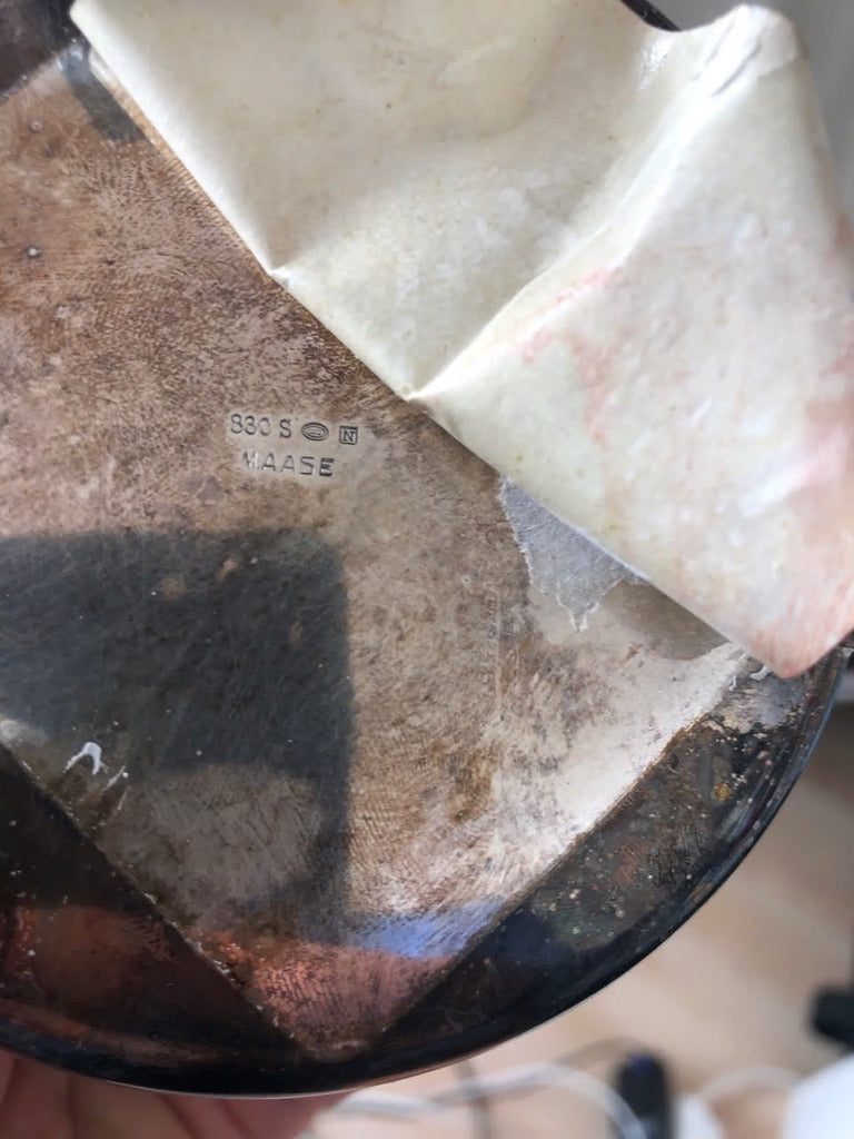 Cruche Argent Norvégienne M. AASE 830S Gravure Loge