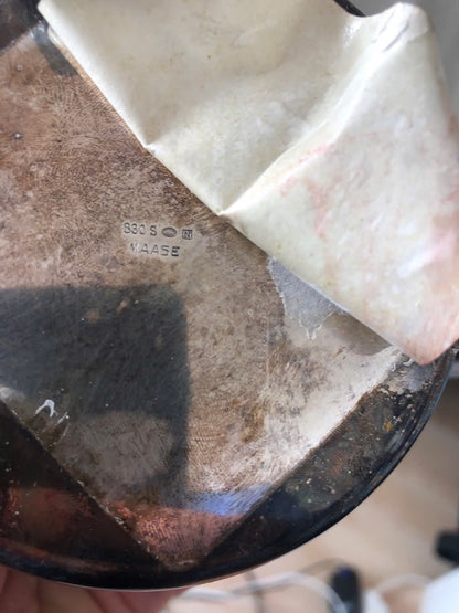 Cruche Argent Norvégienne M. AASE 830S Gravure Loge