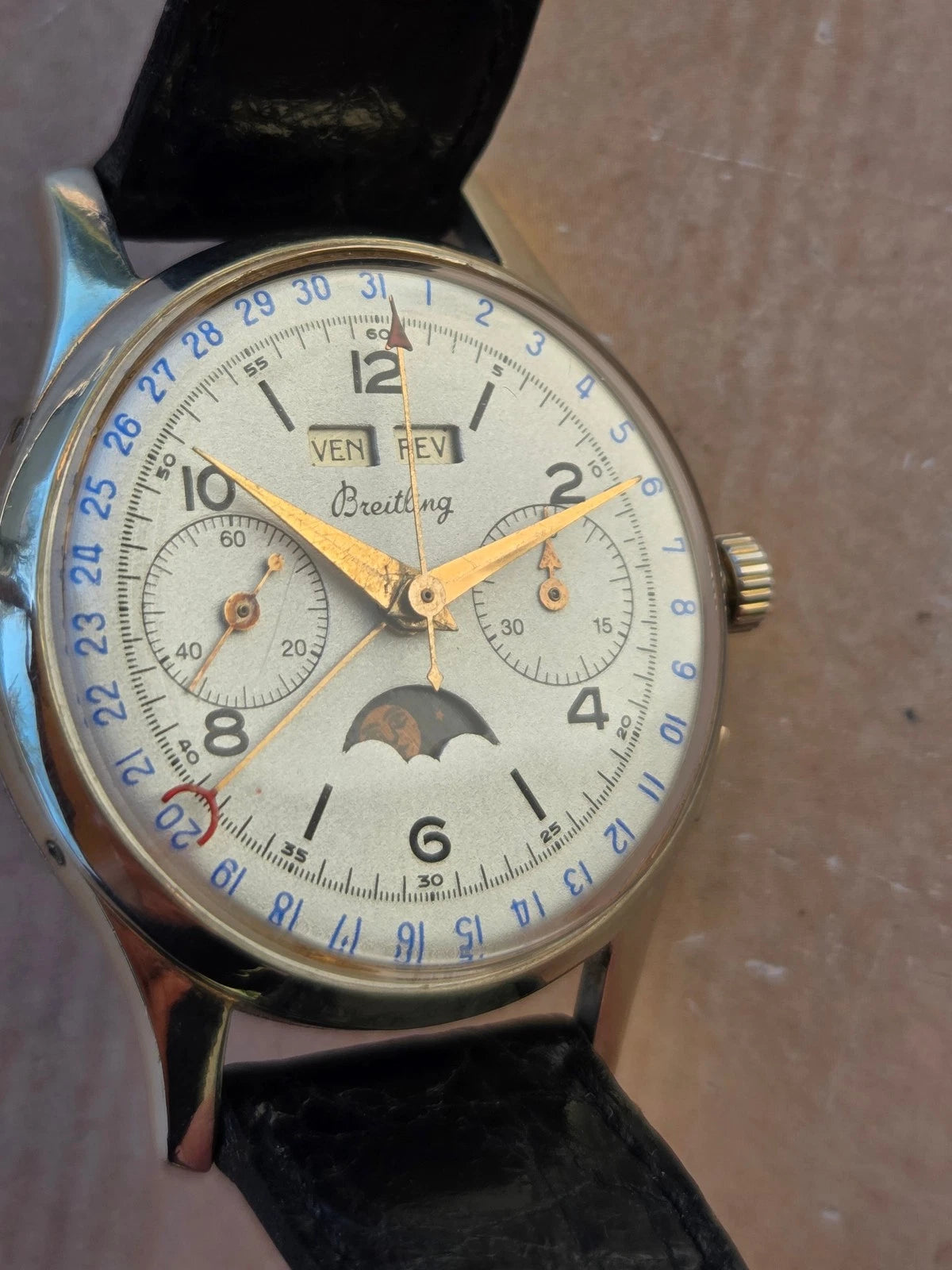 Chronographe Breitling Datora vintage – Années 50/60