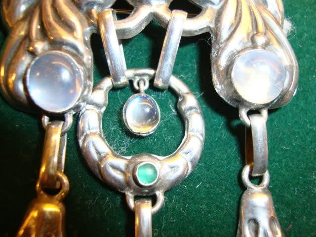 Broche Skønvirke Art Nouveau William Fuglede