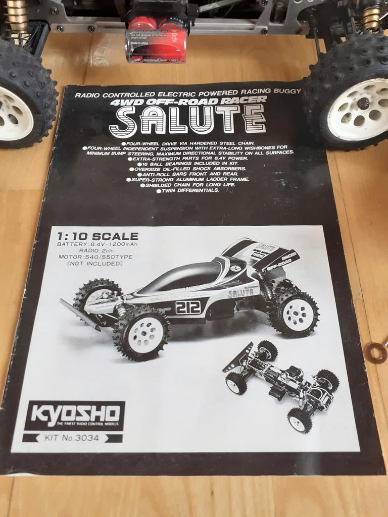 Kyosho Salute Turbo Optima Années 80 - Shelf Queen