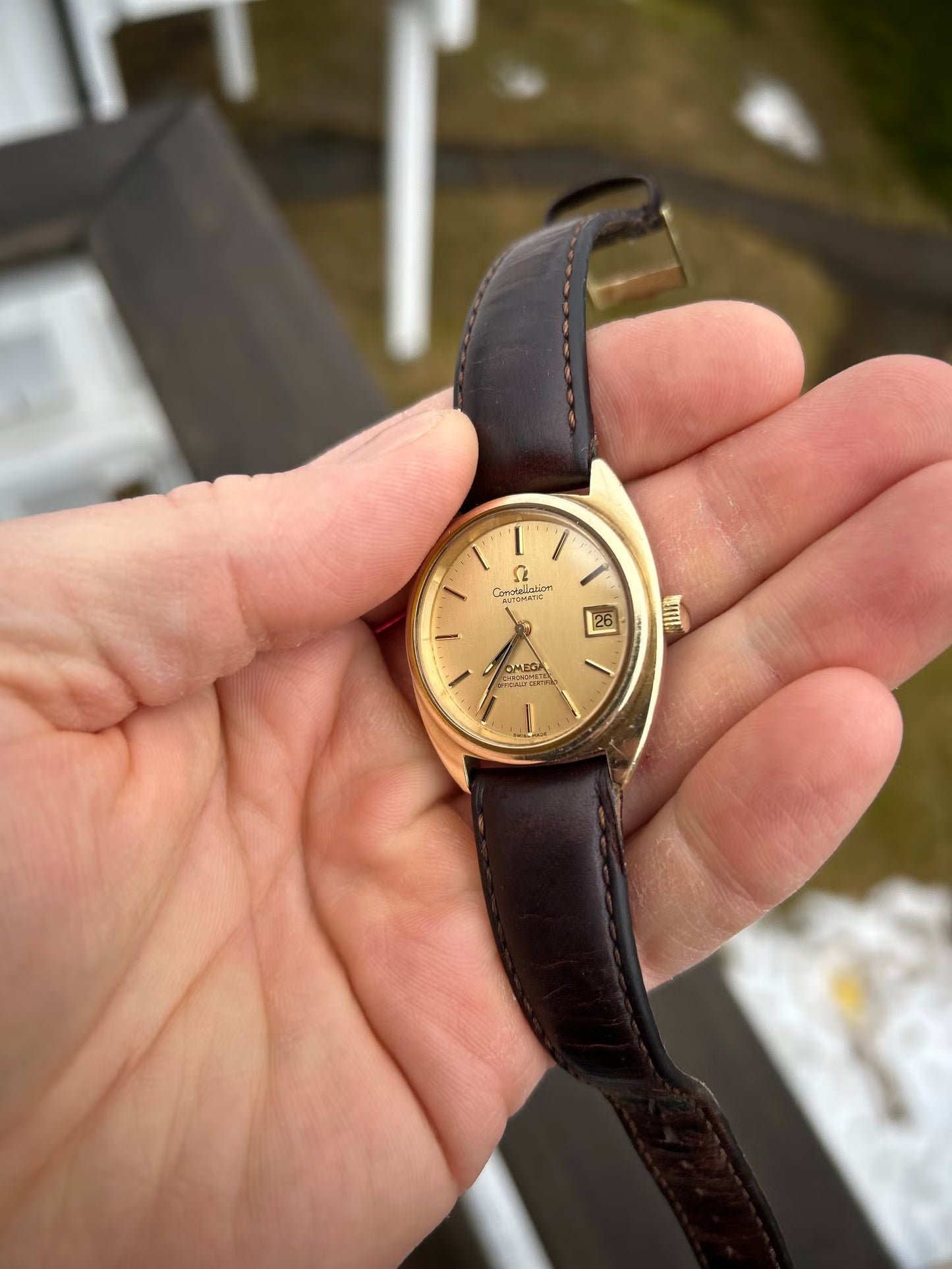 Montre Omega Constellation Automatique Vintage — Boîte d'Origine