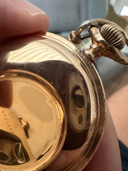 Montre de Poche Hamilton American Watch Co Or 14K | Vintage Rare