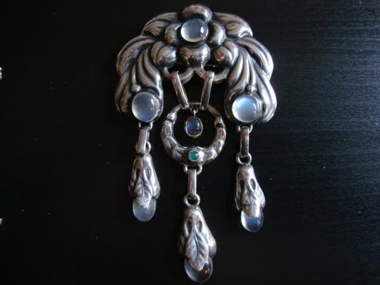 Broche Skønvirke Art Nouveau William Fuglede