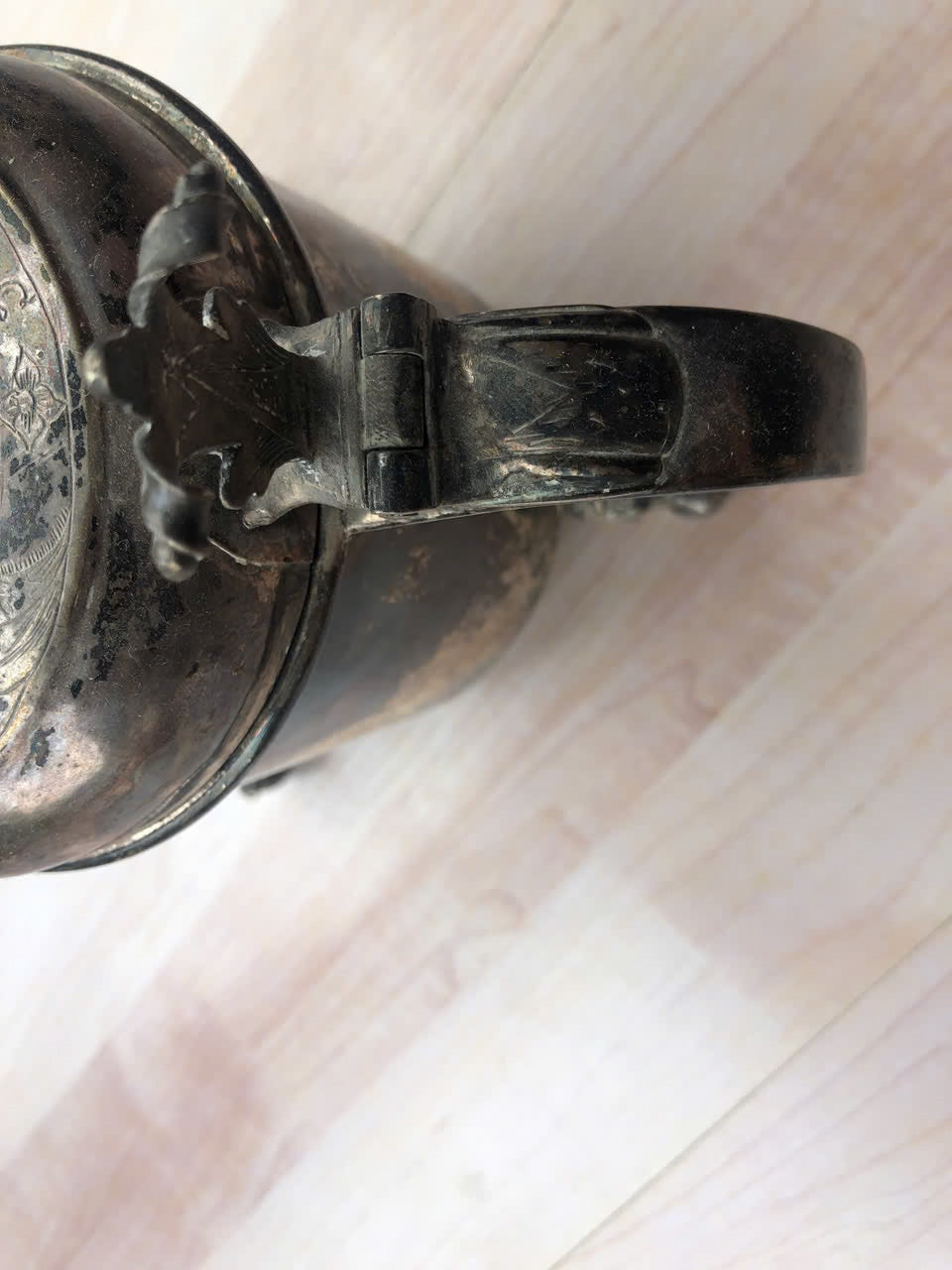 Cruche Argent Norvégienne M. AASE 830S Gravure Loge