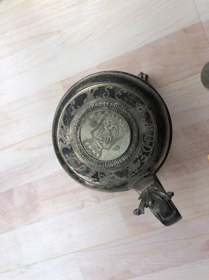 Cruche Argent Norvégienne M. AASE 830S Gravure Loge