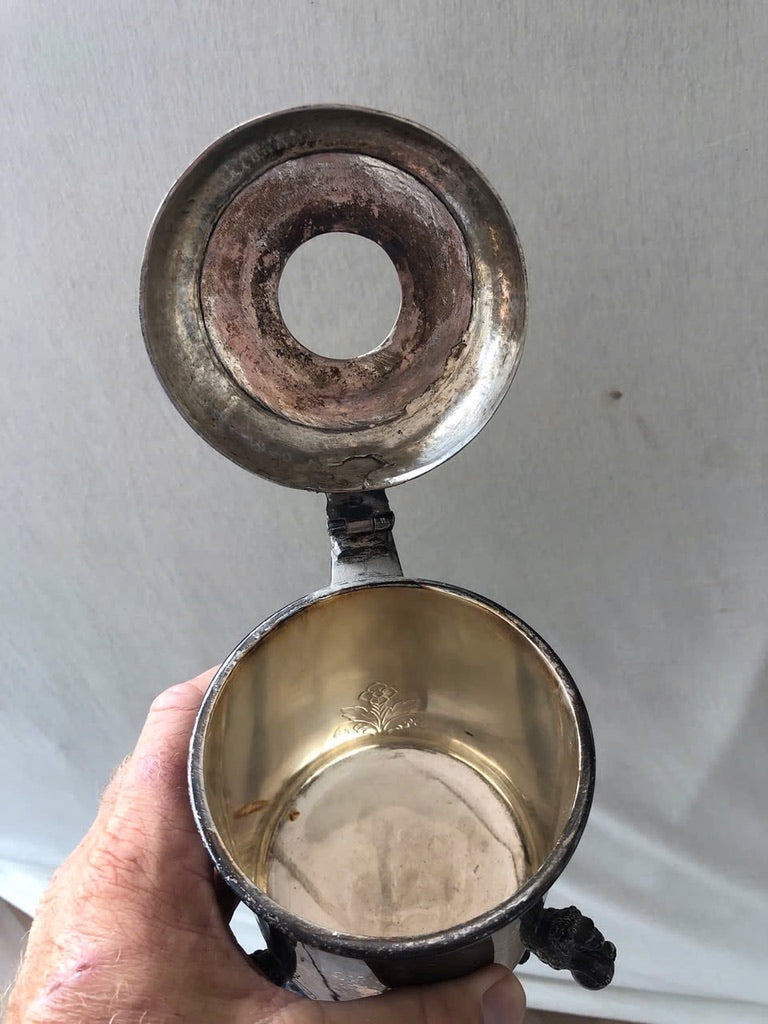 Cruche Argent Norvégienne M. AASE 830S Gravure Loge