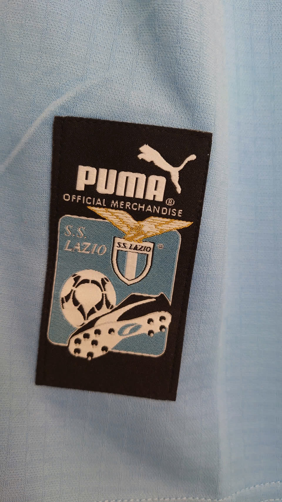 Maillot rétro SS Lazio signé Pavel Nedved – Certifié