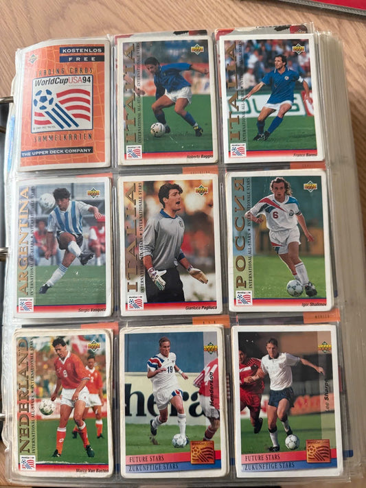 Cartes de football Coupe du Monde USA 1994