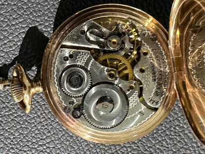 Montre de Poche Hamilton American Watch Co Or 14K | Vintage Rare