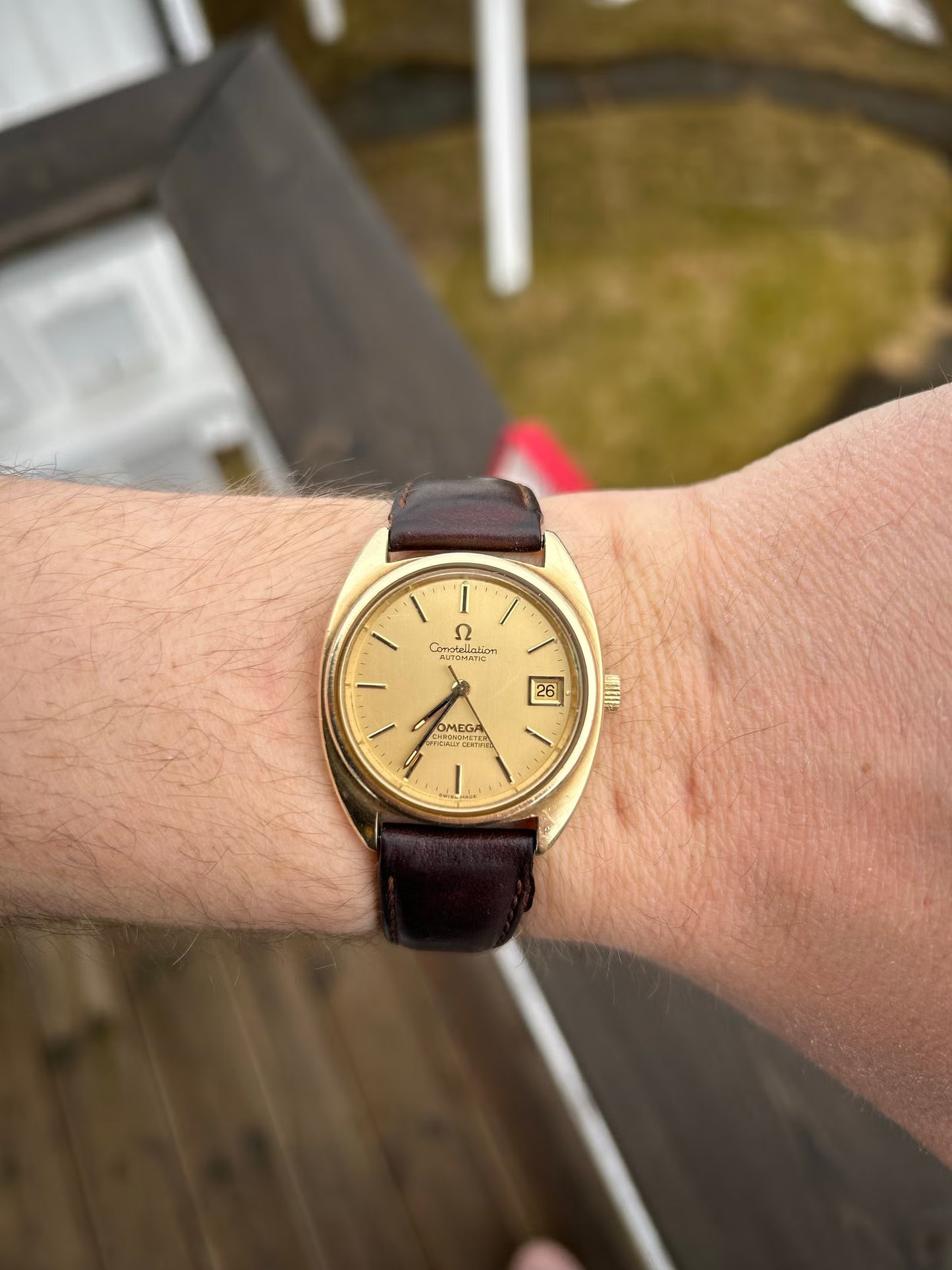 Montre Omega Constellation Automatique Vintage — Boîte d'Origine