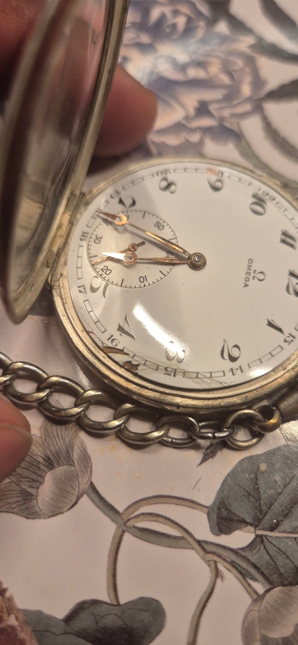 Montre de Poche Omega 1919-1921 Argent Massif | Vintage