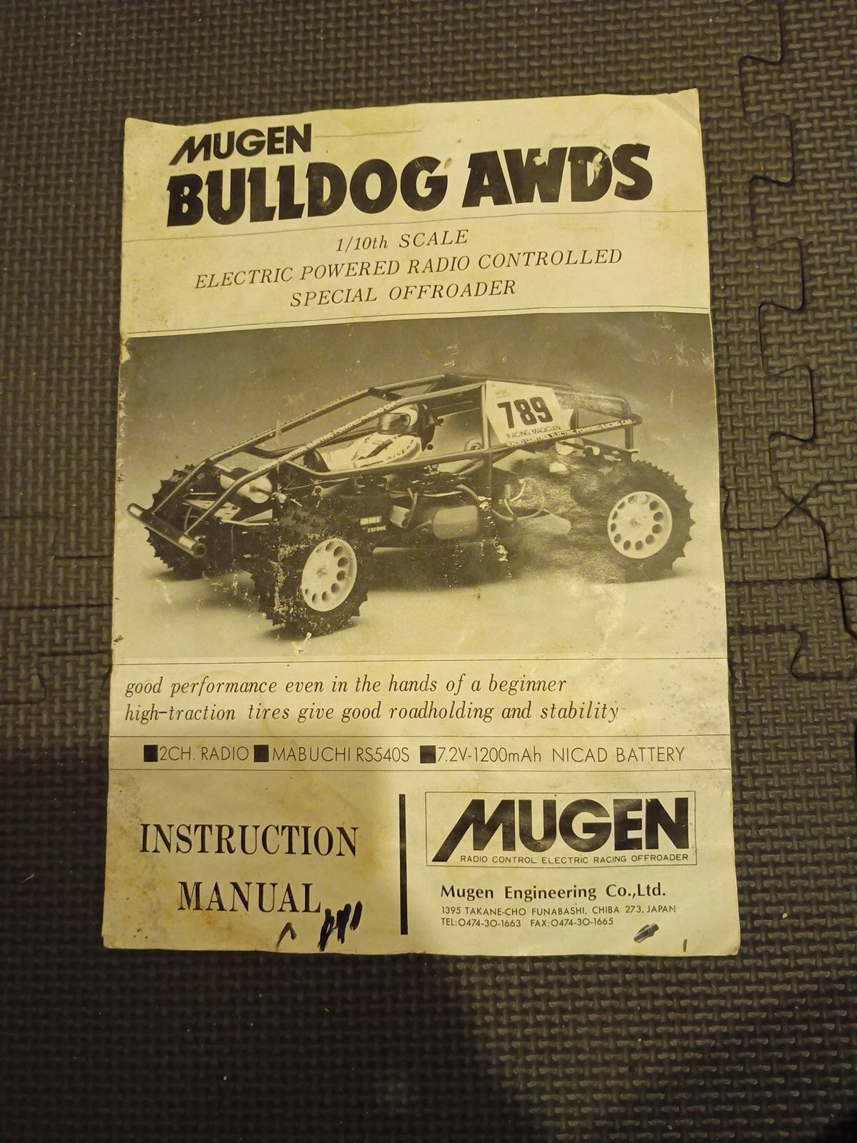 Mugen Bulldog Vintage 1/10 Buggy 4WD