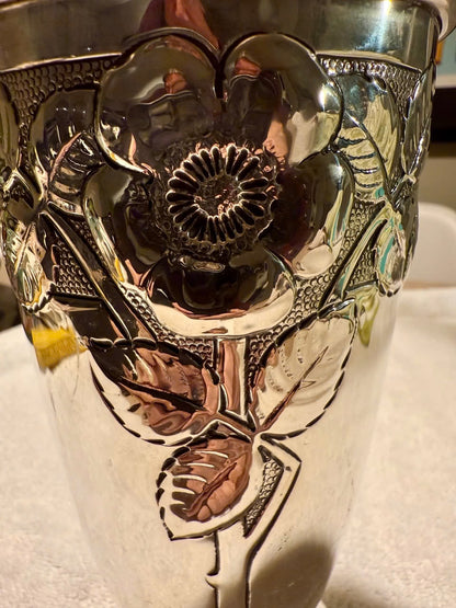 Vase Argent A. Frisch 830 S Art Nouveau