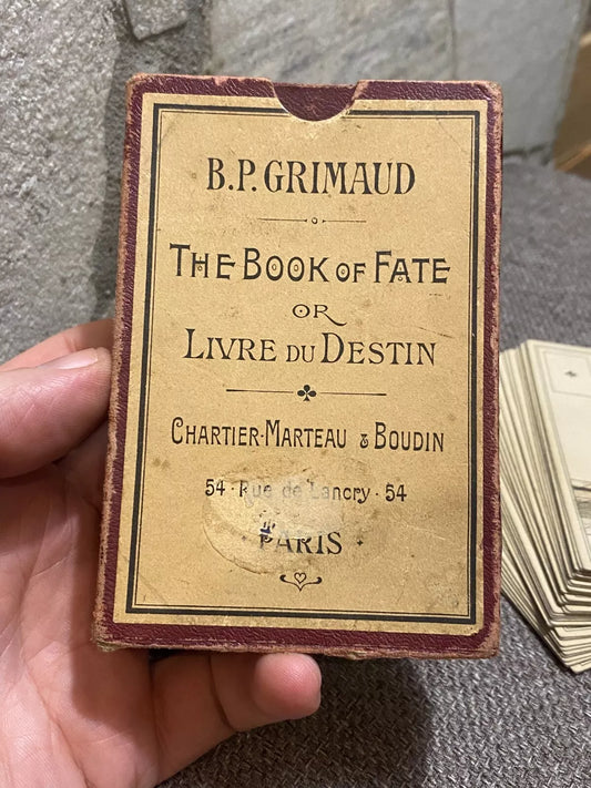 Jeu de Cartes Le Livre du Destin 1890 Grimaud — Complet