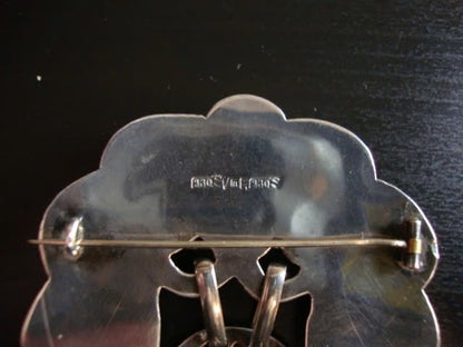 Broche Skønvirke Art Nouveau William Fuglede