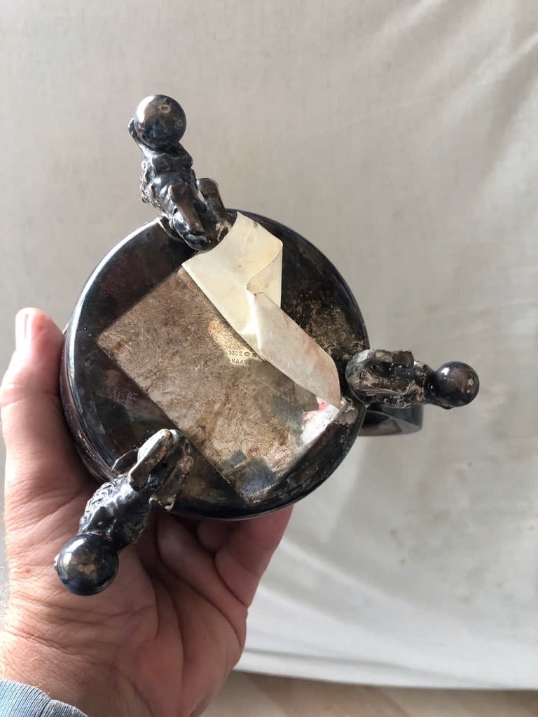 Cruche Argent Norvégienne M. AASE 830S Gravure Loge