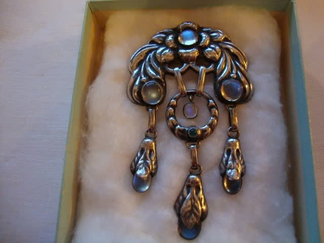 Broche Skønvirke Art Nouveau William Fuglede