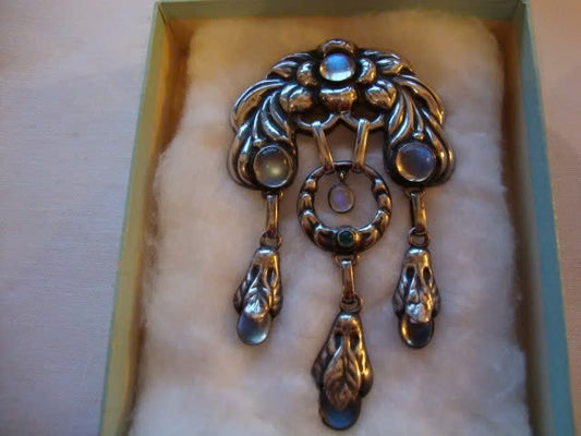 Broche Skønvirke Art Nouveau William Fuglede