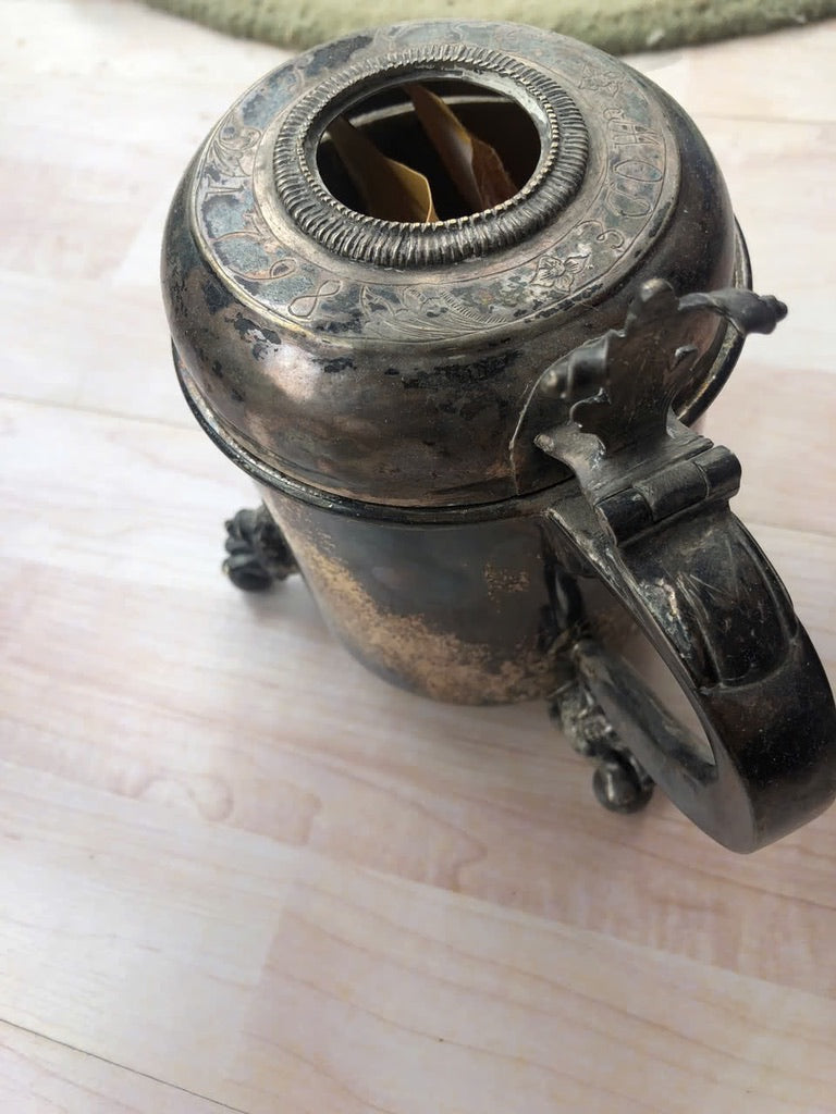 Cruche Argent Norvégienne M. AASE 830S Gravure Loge