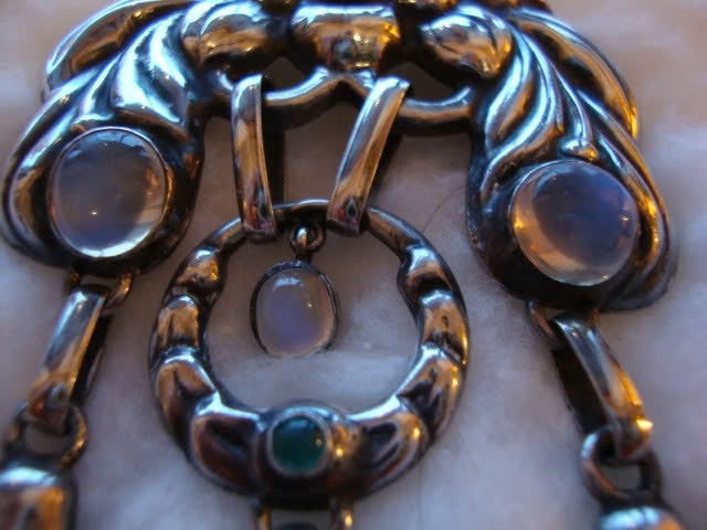 Broche Skønvirke Art Nouveau William Fuglede