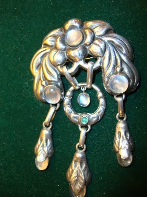 Broche Skønvirke Art Nouveau William Fuglede