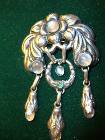 Broche Skønvirke Art Nouveau William Fuglede