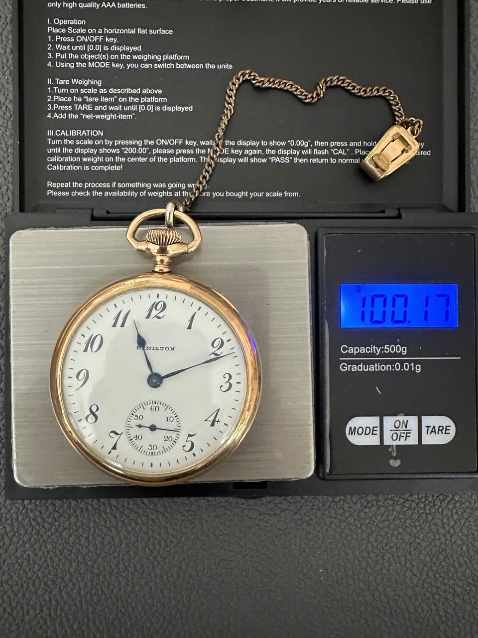 Montre de Poche Hamilton American Watch Co Or 14K | Vintage Rare