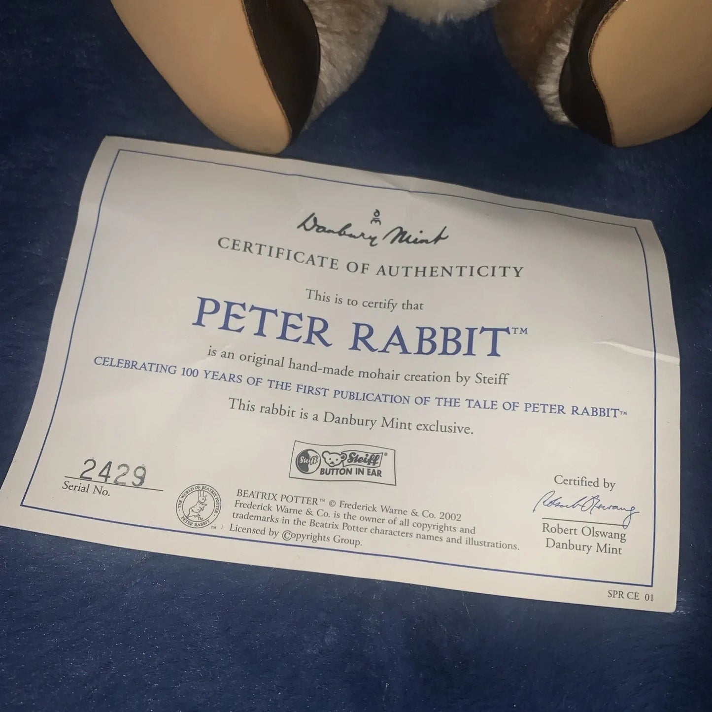 Steiff Peter Rabbit & Benjamin Bunny