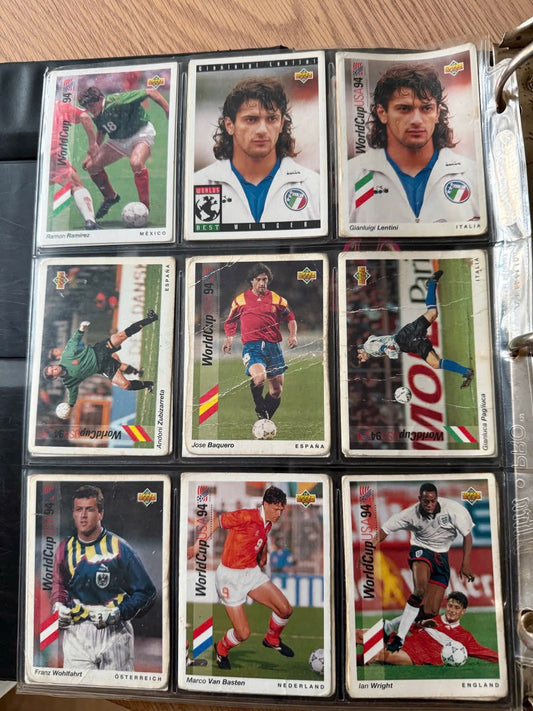 Cartes de football Coupe du Monde USA 1994