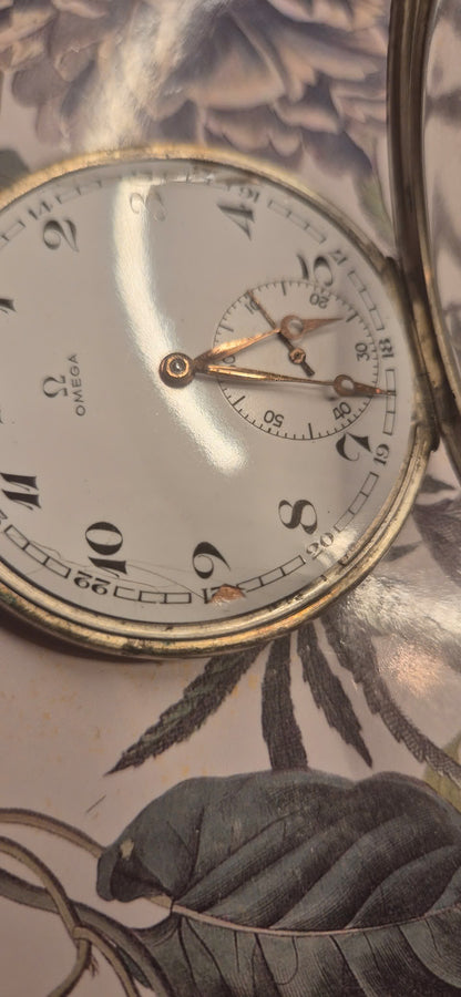 Montre de Poche Omega 1919-1921 Argent Massif | Vintage
