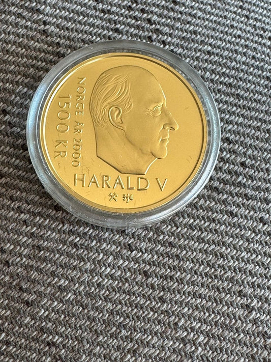Pièce d'or 1500 NOK – Pièce du Millénaire