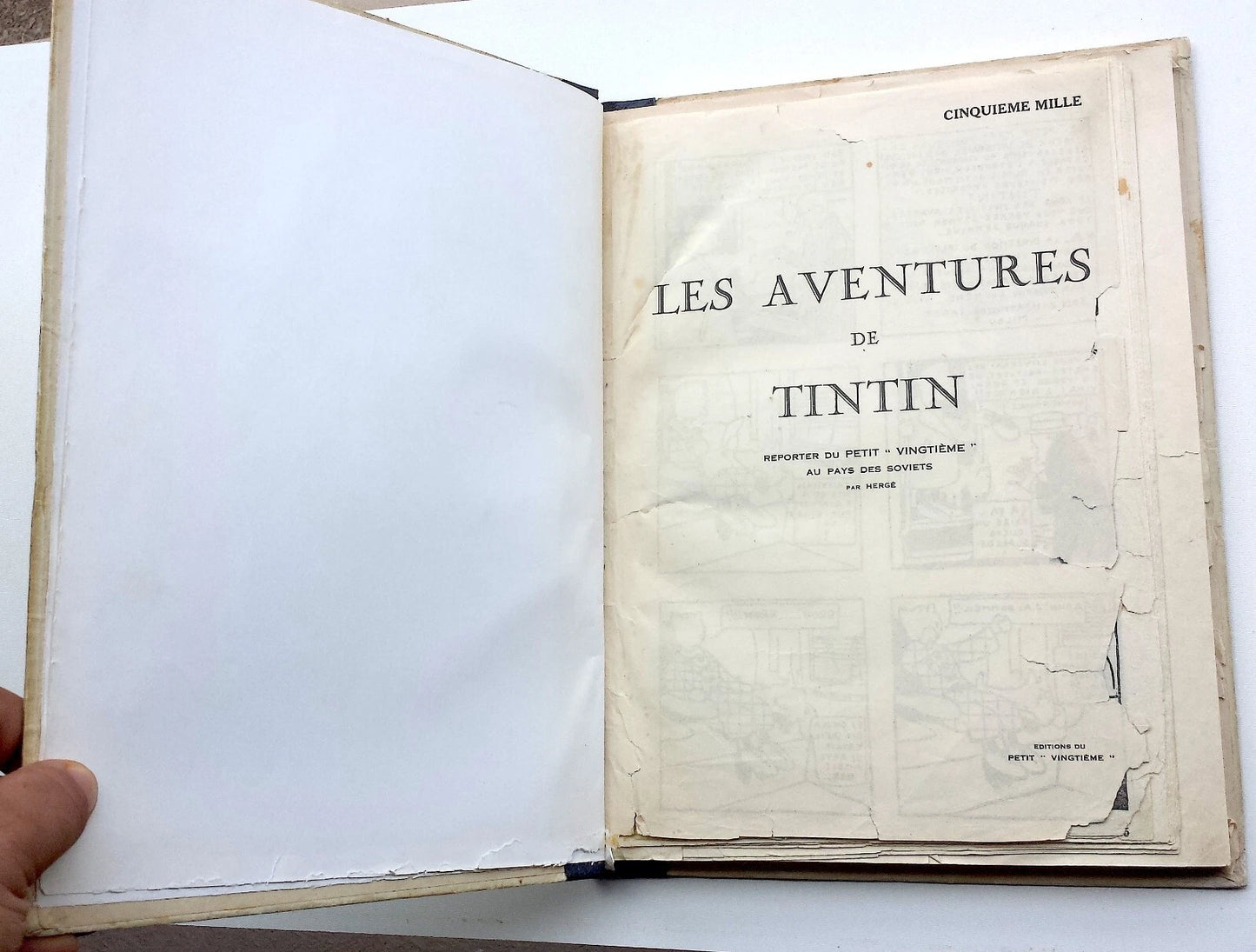 Tintin Chez les Soviets – Édition Originale 1930