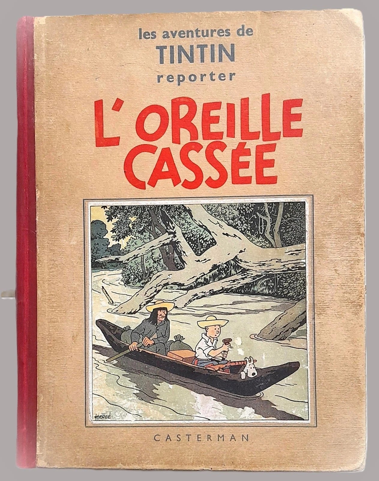 Tintin – L’Oreille Cassée – Édition Originale A2 N&B – 11/1937