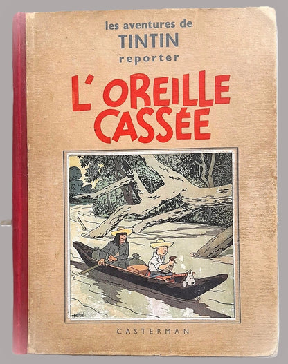 Tintin – L’Oreille Cassée – Édition Originale A2 N&B – 11/1937