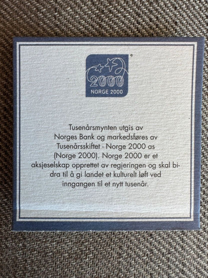 Pièce d'or 1500 NOK – Pièce du Millénaire