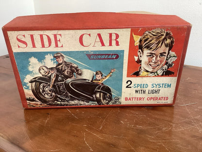 Moto Side-Car Marusan Sunbeam Litho Étain
