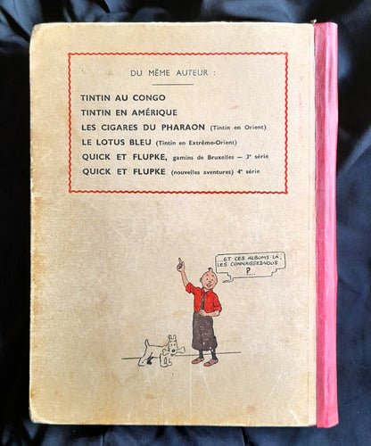 Tintin – L’Oreille Cassée – Édition Originale A2 N&B – 11/1937