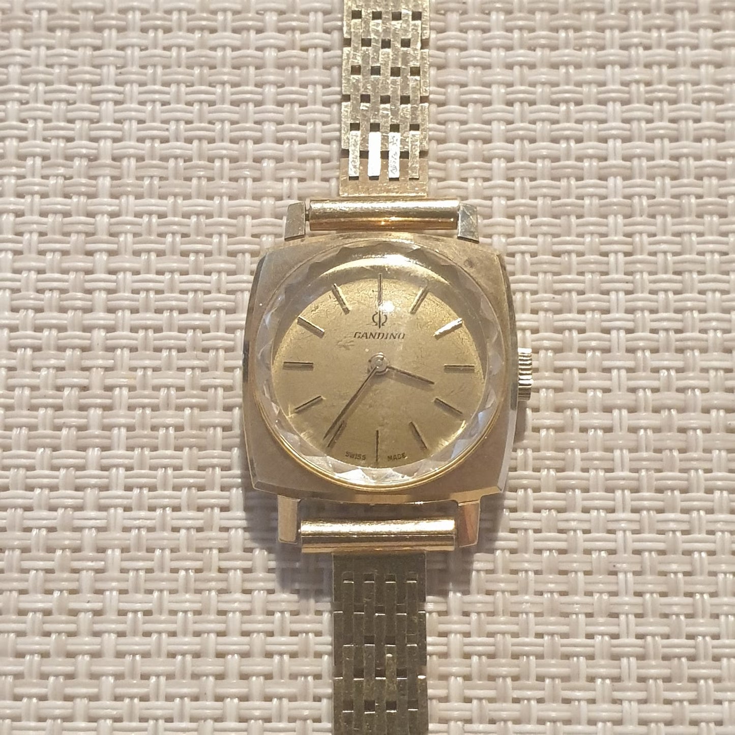 Montre Candino Femme Or 14 Carats Swiss Made Vintage