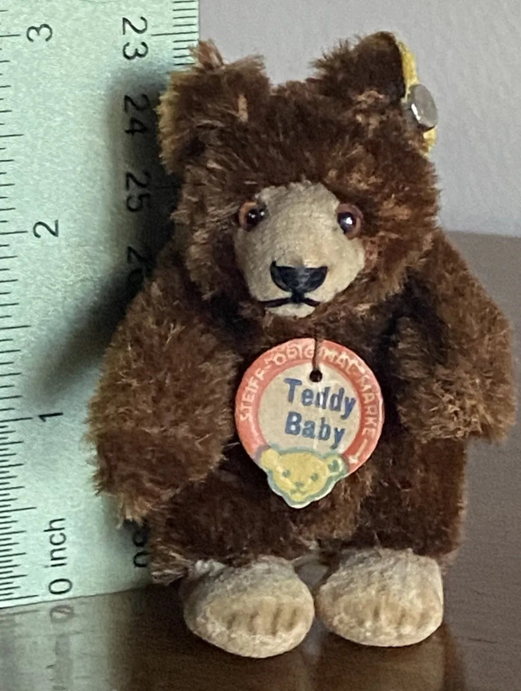 Steiff Teddy Baby Miniature Mohair (2.75")