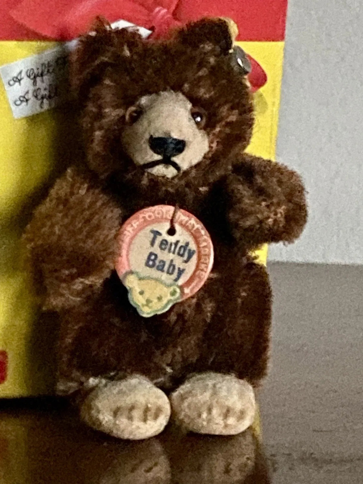 Steiff Teddy Baby Miniature Mohair (2.75")